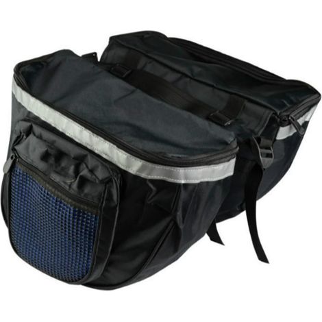 Sac de transport arrière pour vélo de route, sacoches double face de grande capacité pour les courses, les navetteurs, les longs voyages, équipement de cyclisme en plein air (1/4)