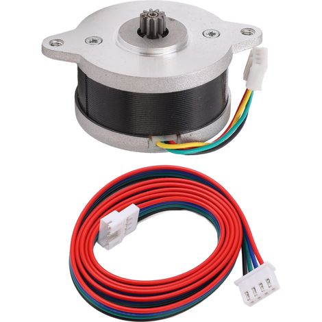 Moteur d'extrudeuse avec câble, moteur à corps rond 10 dents, pour Reprap Ender 3, accessoires d'imprimante 3D (1/5)
