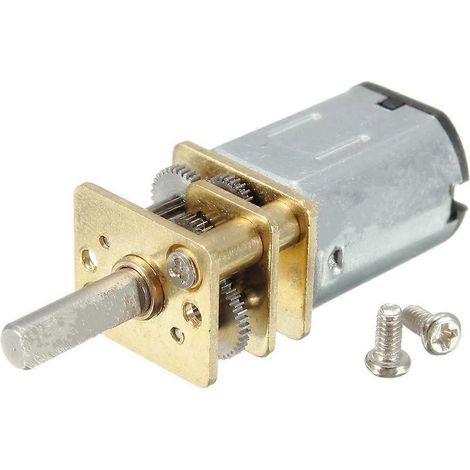 12V 300rpm Gleichstrom-Getriebemotor, Mini-Metallgetriebe für DIY-Roboter und Arduino-kompatible Projekte (1/3)