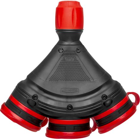 Multiprise Schuko 250 V max. 16 A IP44 3 prises Rouge/noir (1/5)