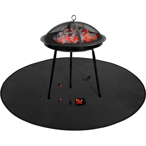 Alfombrilla para debajo de la parrilla,Alfombrilla para barbacoa,Alfombrilla para suelo de barbacoa,Redonda de 89 cm (35 pulgadas) (1/5)