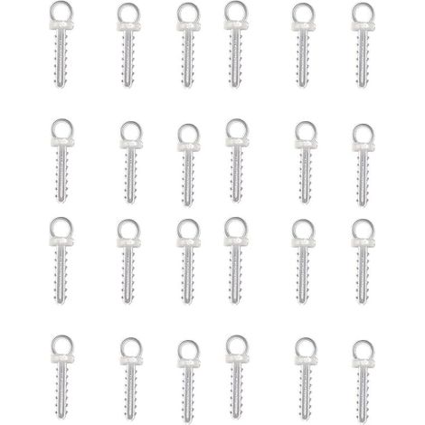 Lot de 100 Crochets de Suspension pour Boule polystyrène, Boules de Noël et œufs en Plastique ou en polystyrène