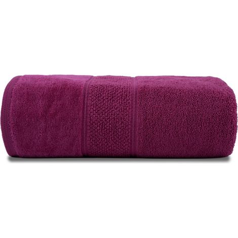 Asciugamano 50x90 Mario amaranto 480g 100% cotone (1/2)