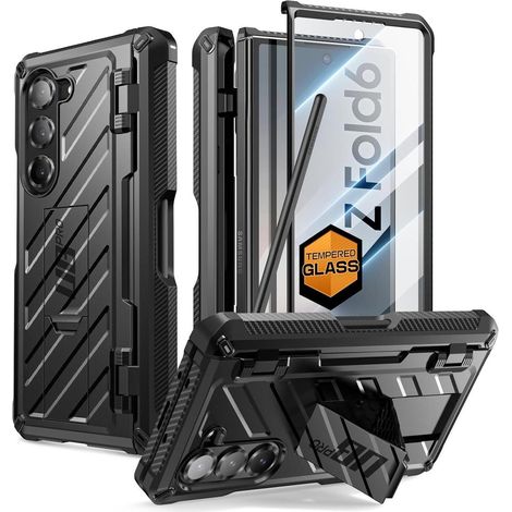 Schutzhülle mit S Pen Halter und Ständer für Samsung Galaxy Z Fold 6 (1/5)