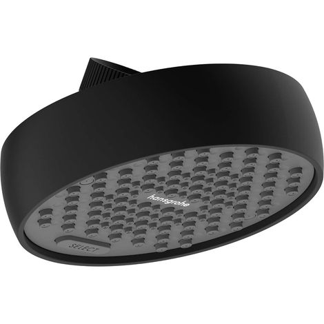 Hansgrohe Activera S - Rociador de ducha, diámetro 9 cm, 2 chorros, EcoSmart+, negro mate 28062670 (1/2)
