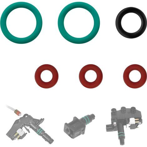 Joints Toriques pour Delonghi Rivalia - Joint d'Étanchéité en Silicone, Pièces Détachées Machines à Café pour Mousseur à Lait Compatible avec Magnifica, Primadonna, Dinamica, Séries ECAM ESAM (6 PCS) (1/5)