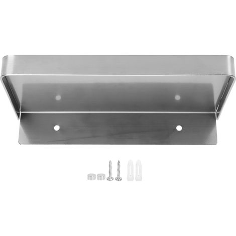 Support mural pour téléphone de salle de bain, étagère de rangement épaisse, accessoire de toilette, 185 x 90 mm, finition brossée (1/5)