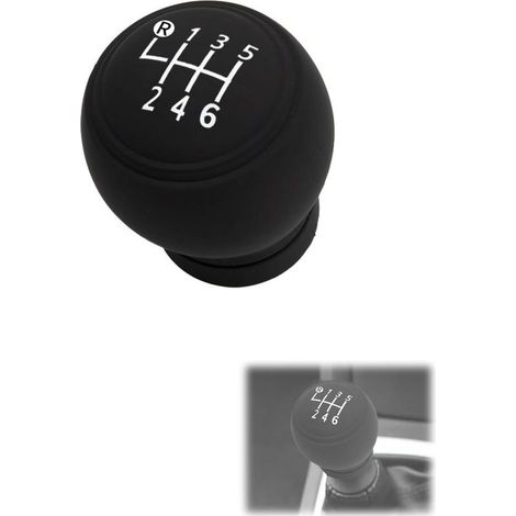 Pommeau de Levier de Vitesses Manuel 6 Vitesses,Pommeau de Vitesse,Couvre Pommeau de Vitesse,Couvercle Universel Pommeau Levier Vitesse Voiture en Silicone,Decoration Voiture,Style C (1/5)