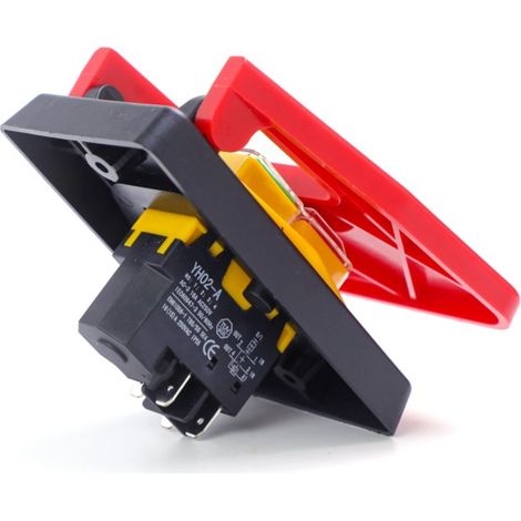 AN17-1 2-pole trip switch, high-current self-locking switch, 20 A, 250 V, 4000 W, spare parts for industrial power tools.--DTEKGAZ