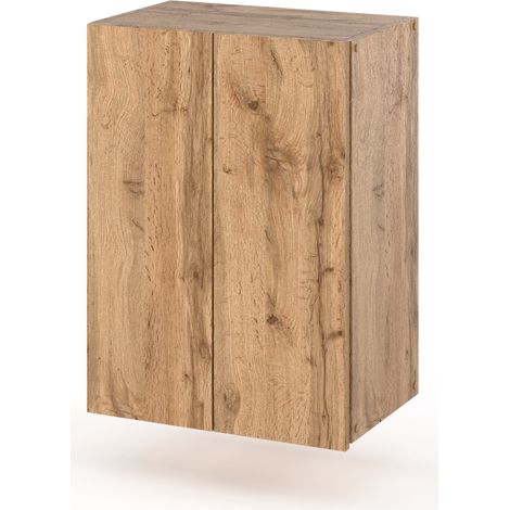 Wotan Eichen-Wandschrank für Badezimmer, 40 cm Badezimmersäule (1/5)