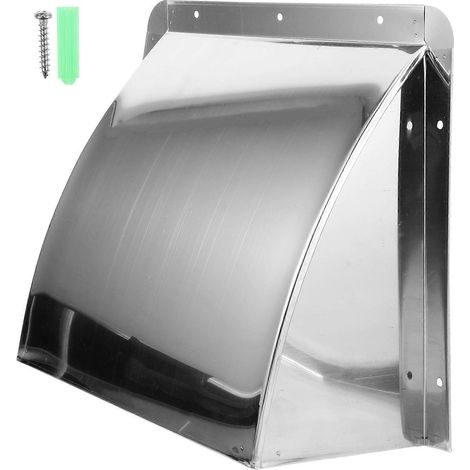 Hotte aspirante coupe-vent en acier inoxydable compatible avec les conduits d'évacuation des fumées pour cuisines résidentielles (1/5)