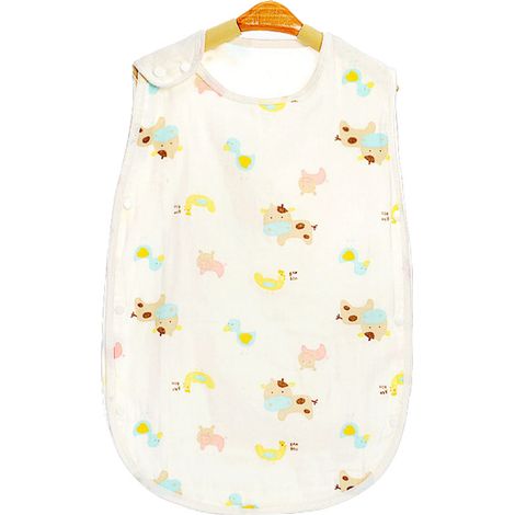 1 gigoteuse bébé, 4 couches, pur coton, ourlet ajustable, pour automne/hiver (1/5)