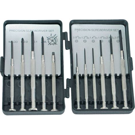 Set cacciaviti Mega 10221 11 pezzi custodia plastica