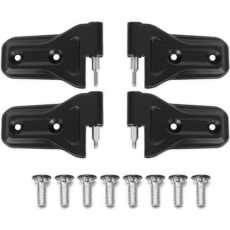 Kit de charnières latérales de porte (gauche + droite) pour Wrangler JL JT 2018-2022 - Charnières de porte renforcées (1/5)