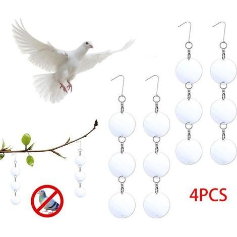 Bird Repellent, Scaring Discs, Anti-Bird Scarecrow, Hanging Scarecrow, Fruit Tree Protection, Crow Deterrent