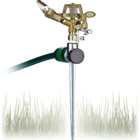 vert Arroseur circulaire aspergeur pelouse, jardin pulvérisateur, arrosage uniforme jusqu’à 700 m² 15 m 360 (1/5)