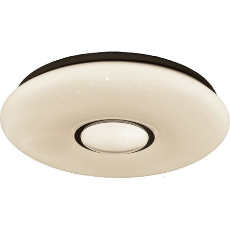 Plafonnier LED 50 cm Effet Cristal avec Télécommande Dimmable 37W 2470 lm Blanc 3000-6000K - PANGIVO (1/4)