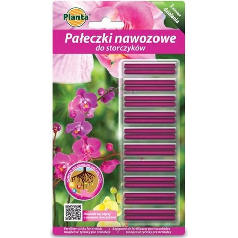Bastoncini di fertilizzante Planta per orchidee, 20 pezzi