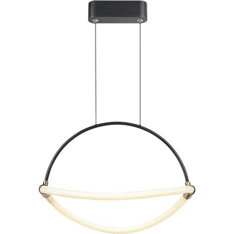 Lámpara colgante LED V-TAC de 12 W, elegante y minimalista, 400 x 160 x 1650 mm, color negro y blanco cálido. (1/5)