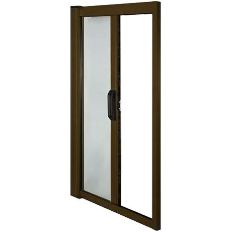 ZANZARIERA A RULLO LATERALE PER PORTA cm 150 x 250 - marrone ral 8017