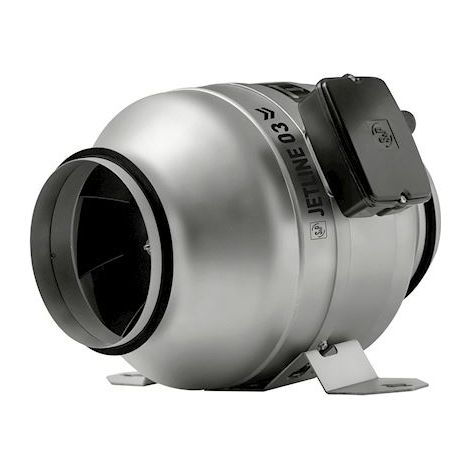 Unelvent – Extracteur d'air VMC simple flux 300 m3/h – Diamètre 125 mm – Roue hybride conforme ERP 2018 – Faible niveau sonore