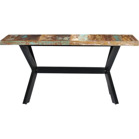 Maison Exclusive - Esstisch 160x80x75 cm Altholz Massiv