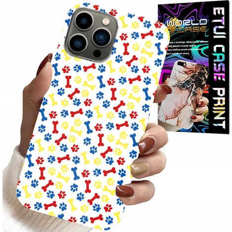 Funda para iPhone 11 PRO - Patas, huesos, dibujos animados de la Patrulla Canina + cristal (1/5)
