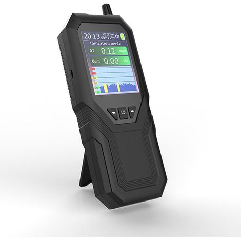 Détecteur de radiations nucléaires Dosimètre avec écran LCD Contrôleur de radiations portable Beta Gamma X-Ray rechargeable