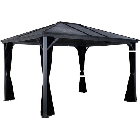 Sojag Pavillon Ventura 10x14, anthrazit, 296 x 423 x 261 cm (L x B x H), Aluminium (1/5)