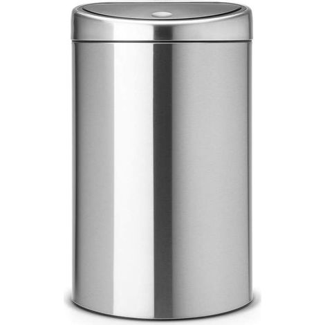 Brabantia - Touch Bin New Recycle 10 l + 23 l Matt Steel (1/2)