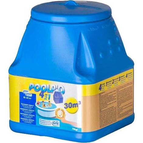Traitement piscine Gre poolp'o multifonction longue durée 700 g
