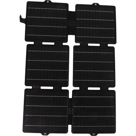 Panneau solaire DIY 30 W étanche IPX6, portable, pliable, léger et puissant pour lampes murales solaires et loisirs créatifs. (1/5)