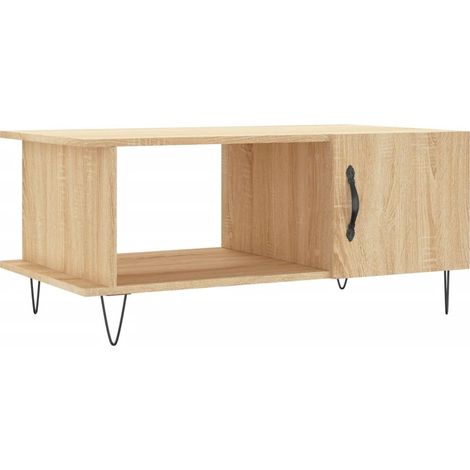 Maison Exclusive - Table basse chêne sonoma 90x50x40 cm bois d'ingénierie (1/5)