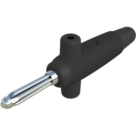 Hirschmann Test & Measurement Buela 300 K Büschelstecker Stecker, gerade Stift-Ø: 4 mm Schwarz 1 St.