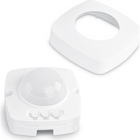 Sensor de movimiento y luz PIR para exteriores, 1200 W, IP54, 8 metros, Videx (1/5)