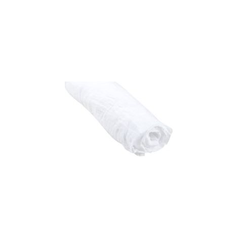 Drap housse en gaze de coton - Blanc - l 70 x L 140 cm - Livraison gratuite (1/3)