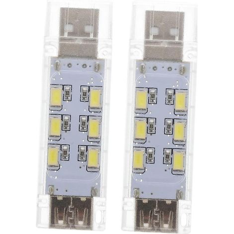 Stück wiederaufladbare, helle USB-LED-Nachtlichter für Laptop, Schreibtisch, Computer und Camping