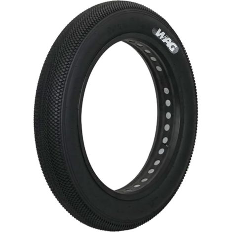 2 COPERTONI WAG 20 x 4.0 1/4 (97-406) PNEUMATICI SLICK STRADALI GOMME BICICLETTA FAT E-BIKE BICI ELETTRICA