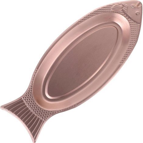 Plat de conservation créatif pour poisson, assiette multifonctionnelle, plat à poisson cuit à la vapeur pour la maison-35X14X1.5CM-Rose Gold (1/4)