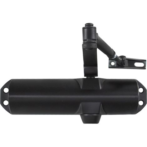 WOLFPACK LINEA PROFESIONAL - Chiudiporta con forza di chiusura 4. Colore Nero (Porte 90/120 cm.)