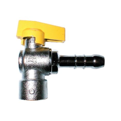 RUBINETTERIE BRESCIANE Rubinetto Gas Con Portagomma 1/2"