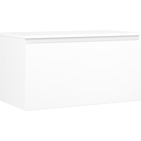 Mexen Orio mobiletto da bagno sotto-lavabo 90 cm con piano, 1 cassetto, bianco opaco - 91A10-09047-1-BFC01 (1/5)