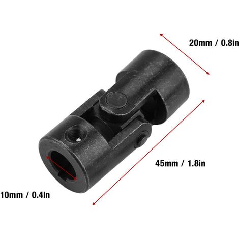 Universelle Wellenkupplung 10x20x45mm mit Keil für Motor und Heimwerker (1/5)