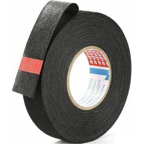 1 Rouleau Ruban adhésif tissu 9-19mm isolation câblage auto résistant eau feu (1/5)
