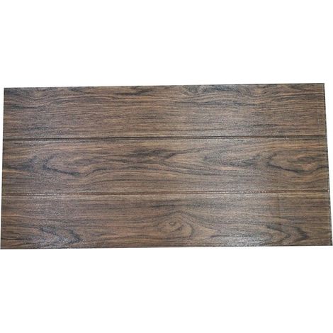 Trade Shop - 77X70CM PANEEL DUNKLES HOLZ EFFEKT PVC TAPETE 3D KLEBER WAND -