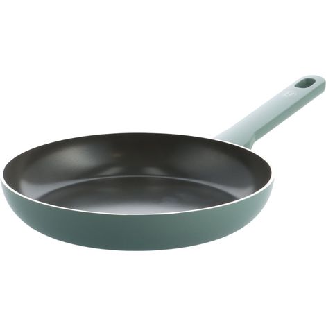 revêtement antiadhésif céramique-poêle à frire, 30 cm, induction, sans PFAS, compatible lave-vaisselle, résiste au four, bleu (1/5)