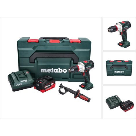 Metabo BS 18 LTX BL I Taladro atornillador a batería 18 V 130 Nm + 1x batería 8,0 Ah + cargador + metaBOX
