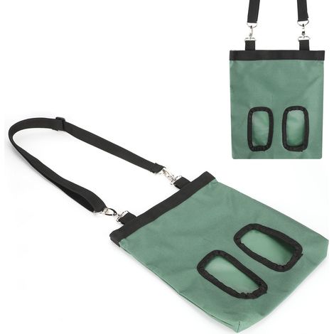 Sac à nourriture pour lapins, sac à paille pour animaux de compagnie, sac à nourriture pour taupes, sac à foin pour lapins, sac à nourriture pour chinchillas, vert (1/5)