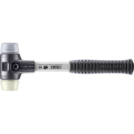 HALDER SIMPLEX TPE-Hammer mittel / Nylon mit verstärktem Tempergussgehäuse und Glasfaserstiel - D=40 mm - 3738.040 (1/5)