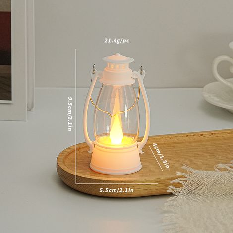 Décorations de Noël, lanternes en forme de poney, guirlandes lumineuses pour fêtes, bougies électroniques LED, lampes à pétro(Y034) (1/5)